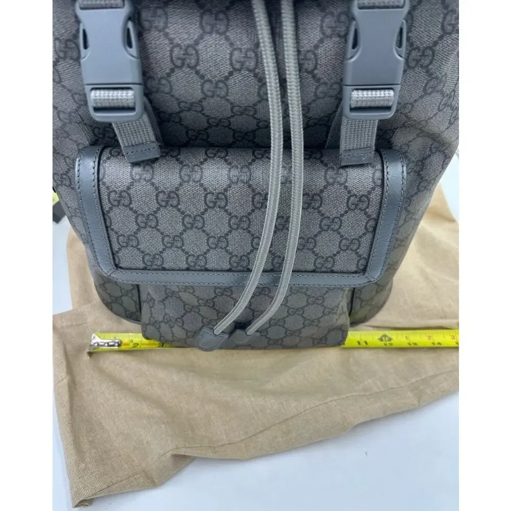 Unisex, Gucci, GG Supreme canvas backpack made in Italy NWT